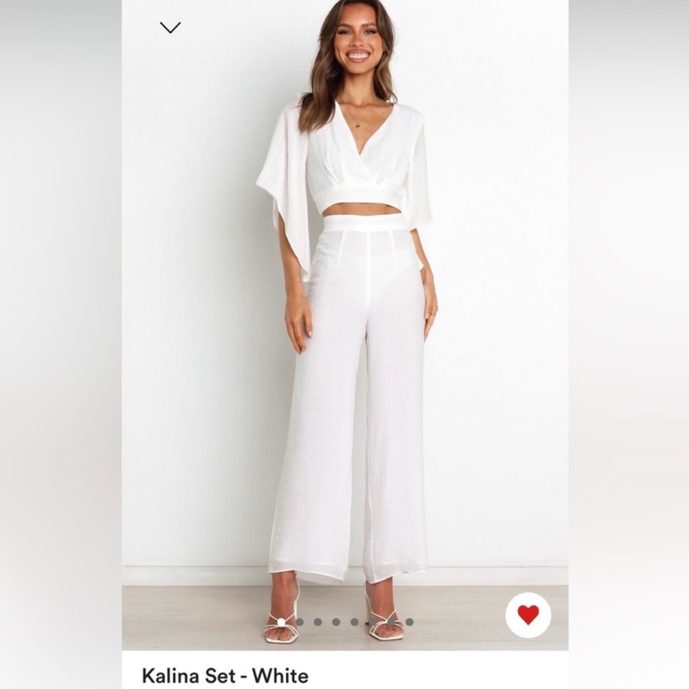 Petal & Pup Kalina White 2 Piece Set - Size 4